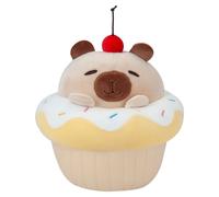 VFM e-Store Pig Cat Cup Cake Soft Toy Cute Plushie Huggable Cuddly Stuffed Toy 20cm in Yellow VFM e-Store Yellow