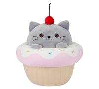 VFM e-Store Pig Cat Cup Cake Soft Toy Plush Stuffed in Pink VFM e-Store Pink
