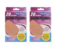 VFM e-Store - Plasters for Health Great Protection for Cuts and Blisters - 15.5cm X 9.5cm Beige X 2