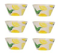 VFM e-Store - Plastic Bowls for Tableware Great for Parties, Birthday Partyware - 7cm X 15cm Yellow X 6