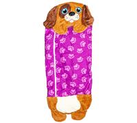 Plush Animal Cushion Sleeping Bag Dog (135 X 50cm) VFM e-Store Pink One Size