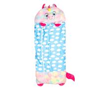VFM e-Store Plush Animal Cushion Sleeping Bag Unicorn (135 X 50cm) in Blue | Size: 135 X 50 cm VFM e-Store Blue 135 X 50 cm