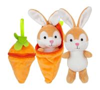VFM e-Store Rabbit Brown 14cm Cute Plushie Huggable Cuddly Stuffed Toy 14cm Brown VFM e-Store Brown