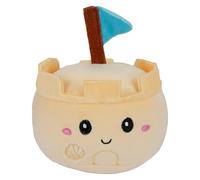 VFM e-Store - Sandcastle Soft Toy Cute Plushie Huggable Cuddly Stuffed Toy Plush Toy Cute Stuffed Plushie, Gifts for Birthday, Valentine's Day Christmas - 16cm Brown