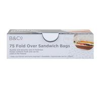 VFM e-Store - Sandwich Bags for Kitchen Great for Packed Lunches, Storage - 6cm X 18cm Clear X 4