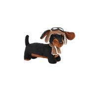 VFM e-Store Sausage Dog Soft Toy Fun Doggy Plush Cuddly Soft Furry Fluffy in Brown VFM e-Store Brown
