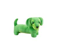 VFM e-Store Sausage Dog Soft Toy Fun Doggy Plush Cuddly Soft Furry Fluffy in Green VFM e-Store Green