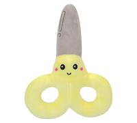 VFM e-Store - Scissors Soft Toy Cute Plushie Huggable Cuddly Stuffed Toy Plush Toy Cute Stuffed Plushie, Gifts for Birthday, Valentine's Day Christmas - 16cm Yellow