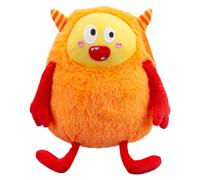 VFM e-Store Shy Monster Soft Toy Cute Plushie Huggable Cuddly Stuffed Toy Gift 23cm in Orange VFM e-Store Orange