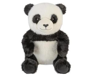 VFM e-Store - Sitting Luxury Panda Soft Toy - In Mink - Perfect for Plush Lovers, Gift Ideas for Children - Multi - 40cm X 25cm