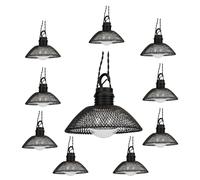 VFM e-Store - Solar String Lights Mesh Warm White Light Decorations - Camping, Travel Holiday Accessories for Summer - 4. 25M X 10 Lamps White X 1
