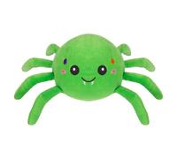 VFM e-Store - Spider Soft Toy Halloween Themed Plush Trick Or Treat - Festive Party Gift - October 31St - 14cm X 15cm Green X 1