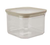 VFM e-Store Square Food Container500ml Airtight Storage Container 10. 2 x 10. 2x 8cm in White | Size: 2x 8 cm VFM e-Store White 2x 8 cm