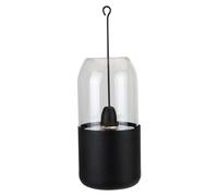 VFM e-Store - Tabletop Fireplace Heater Bioethanol Portable Light - Camping, Travel Holiday Accessories for Summer - 8cm X 18cm Black X 1