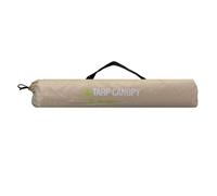 VFM e-Store - Tarp Canopy 3X4m - Steel Poles Carry Bag Stand-Alone Shelter Quick and Easy To Pitch. Outdoors Camping Hiking Holidays Festivals Travel - 3X4m Natural Tent