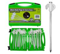 VFM e-Store Tent Pegs Solid Case Glow In Dark Heavy Duty Green Pack of VFM e-Store Green