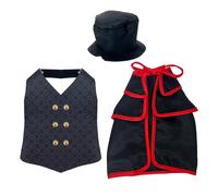 VFM e-Store The Boo Crew Halloween Doll Costume, Tradition for Kids & Adults in Black VFM e-Store Black