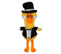 VFM e-Store - Tux Goose Goose Duck Soft Toy Cute Plushie Huggable Cuddly Stuffed Toy Plush Toy Cute Stuffed Plushie, Gifts for Birthday, Valentine's Day Christmas - 23cm Grey