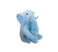 VFM e-Store Ultrasoft 40cm Blue Elephant Luxury Pastel Ruffled Plush Cuddly Toy VFM e-Store Multicolor