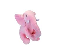 VFM e-Store Ultrasoft 40cm Pink Elephant Luxury Pastel Ruffled Plush Cuddly Toy VFM e-Store Multicolor