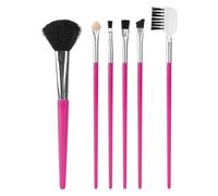 VFM e-Store - Valentines 6Pc Makeup Brush Set Decoration - Gift for Someone Special On Feb 14Th - 16cm X 6 Pack Pink X 6