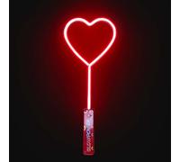 VFM e-Store Valentines Day Decorations: Light Up Heart Wand With 3 Functions, Valentine Decorations for Someone Special, Red Led Lights, 46cm X 18cm Gift for Feb 14Th