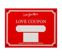 VFM e-Store Valentines Diy Scratch & Reveal Card 20cm x 15cm Red X 1 | Size: 20 cm x 15 cm VFM e-Store Red 20 cm x 15 cm