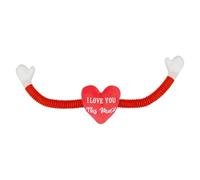 VFM e-Store - Valentines I Love You Heart Plush - Stretch Arms Decoration - Gift for Someone Special On Feb 14Th - 12cm X 74cm Red X 1