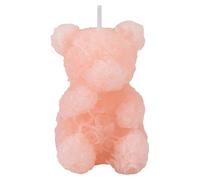 VFM e-Store - Valentines Scented Rose Candle Bear Loved Ones - Romantic Gift for Birthdays, Valentine's Day Christmas - 6cm Pink