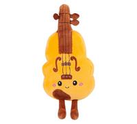VFM e-Store - Violin Soft Toy Cute Plushie Huggable Cuddly Stuffed Toy Plush Toy Cute Stuffed Plushie, Gifts for Birthday, Valentine's Day Christmas - 16cm Yellow