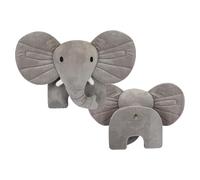VFM e-Store - Wall Decoration Plush Elephant Plush Gift Idea Festive Indoor Xmas Oraments - 51cm X 60cm Grey X 1