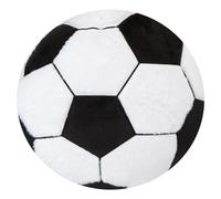 VFM e-Store - Wall Decoration Plush Football Plush Gift Idea Festive Indoor Xmas Oraments - 41cm X 34cm White X 1