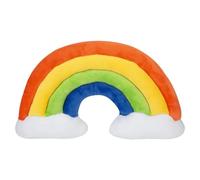 VFM e-Store - Wall Decoration Plush Rainbow Plush Gift Idea Festive Indoor Xmas Oraments - 36cm X 40cm Multicolour X 1