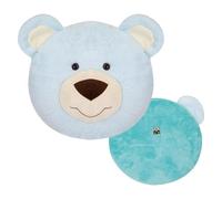 VFM e-Store - Wall Decoration Plush White Teddy Bear Plush Gift Idea Festive Indoor Xmas Oraments - 45cm X 44cm White X 1