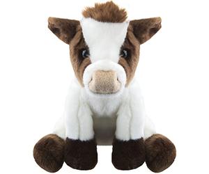 VFM - Farmyard Cow 30cm Plush Premium Lifelike Toy - Natural World Collection