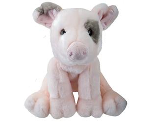 VFM - Farmyard Pig 30cm Plush Premium Lifelike Toy - Natural World Collection