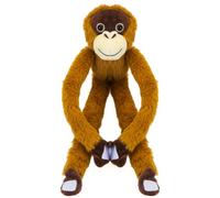 VFM - Hanging Orangutan 50cm Plush Lifelike Toy With Hook and Loop Hands - Cuddle Crew