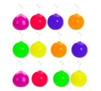 VFM - Inflatable Mighty Balloon Balls Assorted Colours (12 Pack) - Wizz Toys