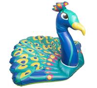 Inflatable Pool Float Peacock Lounger Novelty Swimming Lilo VFM e-Store Blue One Size