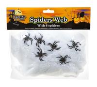 VFM - Jumbo Spiders Web With Spiders, Decorative Spiders Web, Halloween Decorations, Halloween Accessories, Spooky Decorations, Halloween Party Supplies