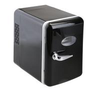 VFM - Mini Fridge Black 4L Capacity Usb Powered, 10W 10-65C Quiet Running Cooling Warming - Travel Fridge Portable Snacks Drinks - 26. 5cm Black