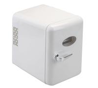 VFM - Mini Fridge White 4L Capicity USB Powered, 10w 10-65C Quiet Running Cooling Warming - Travel Fridge Portable Snacks Drinks - 26.5cm White