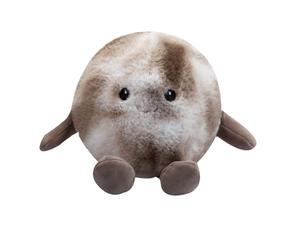 VFM - Moon Soft Toy Planet Solar System Plush Cuddly Soft Furry Fluffy Stuffed Toy Plush Toy Cute Stuffed Plushie, Gifts for Birthday, Valentine's Day Christmas - 18cm Grey