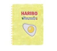 VFM - Notebook Sweetie Egg Diary Journals Stationary Girls Boys All Ages Stationary School Student Supplies Lined Ruled Fun Classic Paper Kids Adults Sweetie 100 Pages - 21. 5cm Yellow