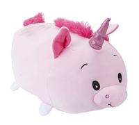 VFM - Oh So Soft - Large Roly Poly Unicorn. 40cm Pink Cute Unicorn Plushies Soft Toys Gift.