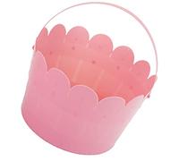 VFM - Pink Easter Bucket With Handle Egg Hunt - Fun Easter Activity 12. 5cm X 17cm