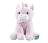 VFM - Pink Unicorn Soft Toy 100% Recycled Materials-Eco Friendly Stuffed Toy Plush Toy Cute Stuffed Plushie, Gifts for Birthday, Valentine's Day Christmas - 23cm Pink