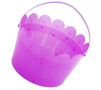 VFM - Purple Easter Bucket With Handle Egg Hunt - Fun Easter Activity 12. 5cm X 17cm