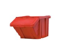 VFM Red Heavy Duty Recycle Storage Bin With Lid 369045