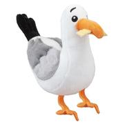 VFM - Seagull With Chip Soft Toy Animal Cute Plush Cuddly Furry Fluffy Stuffed Toy Plush Toy Cute Stuffed Plushie, Gifts for Birthday, Valentine's Day Christmas - 16cm White